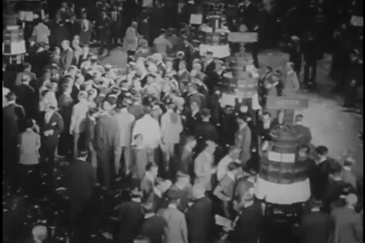 Scenes Stock Market Crash 1929 United Editorial Video 13183362a