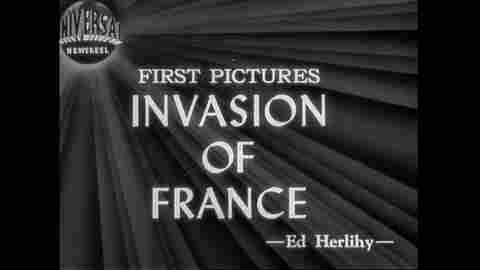 Allied Invasion France During World War | Editorial Video | 11050546a ...