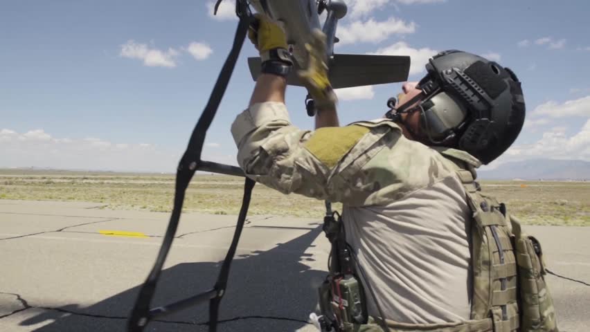 Pararescue Training Uh60 Black Hawk Helicopter 