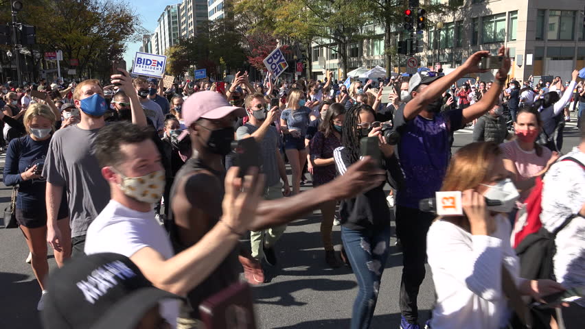 Led By Brass Band Exuberant Marchers | Editorial Video | 11006890h ...