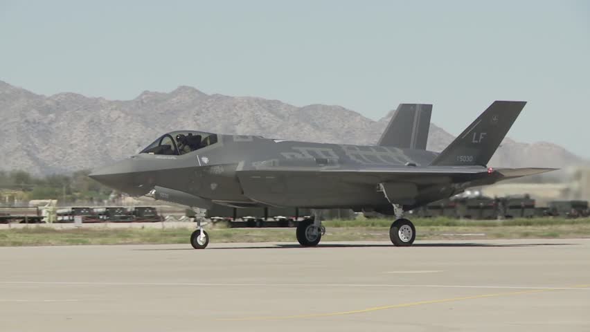 Luke Afb Receives First F35 Lightning | Editorial Video | 13306815a ...