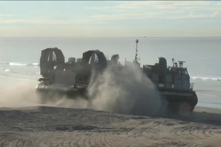 Exercise Steel Knight Amphibious Landing Using | Editorial Video ...