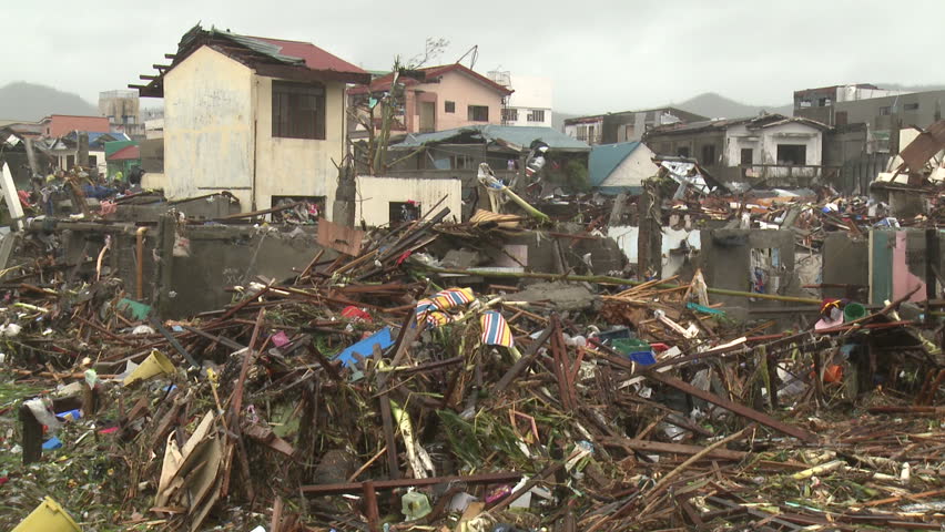 Typhoon Haiyan Storm Surge Destruction Tacloban Editorial Video 13101483a Shutterstock