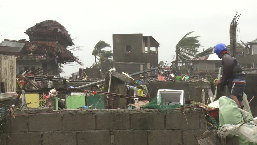 Typhoon Haiyan Storm Surge Destruction Tacloban Editorial Video 13101515a Shutterstock