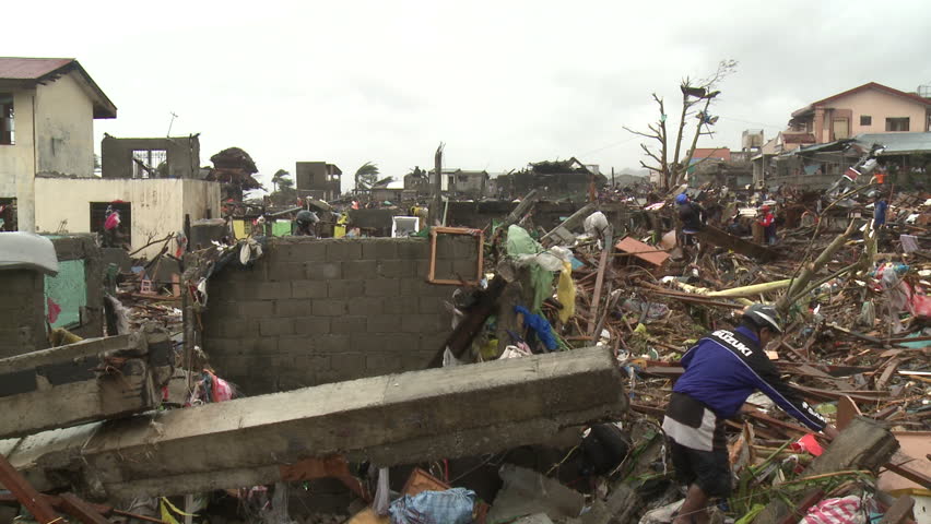 Typhoon Haiyan Storm Surge Destruction Tacloban Editorial Video 13101822a Shutterstock