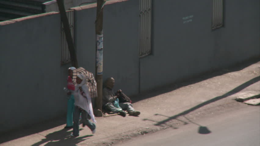 Homeless Man On Street Addis Ababa Editorial Video 13285214a   Shutterstock 13285214a 