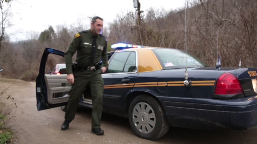 West Virginia State Trooper Exits Patrol | Editorial Video | 13506233a ...