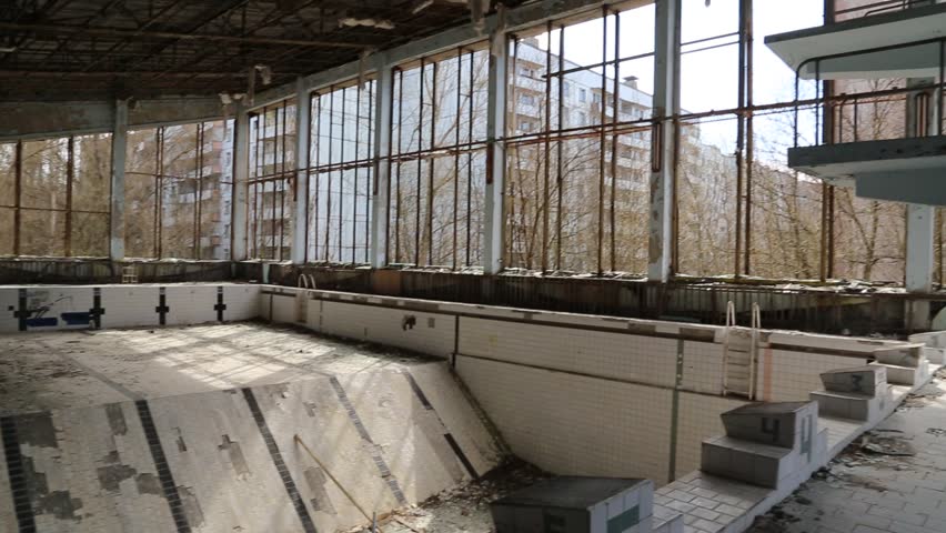 Pan Radioactive Swimming Pool Pripyat Ukraine 