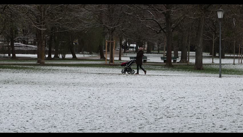 Luitpoldpark Munich Germany On April 6 | Editorial Video | 11849221l ...