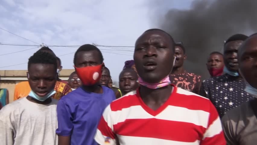 Thousands Protest Against Chad Military Transition Editorial Video