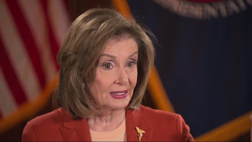 Ap Interview Pelosi Says Democracy Won | Editorial Video | 12710328a ...