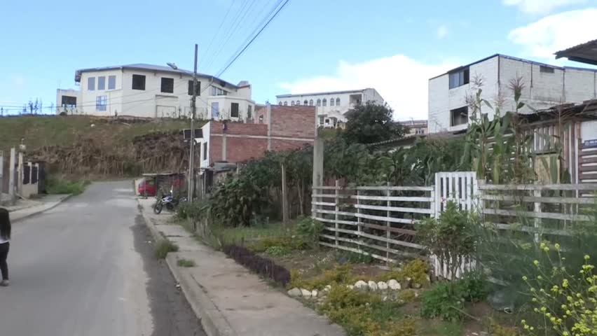 tierras coloradas neighborhood loja ecuador where | Editorial Video ...