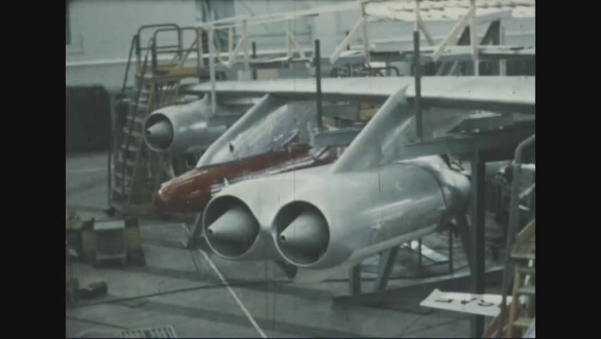 Boeing B47 Stratojet Scale Model Flutter | Editorial Video | 13157290a ...