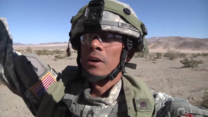 Soldiers 366 Armor Battalion Speaking During | Editorial Video ...