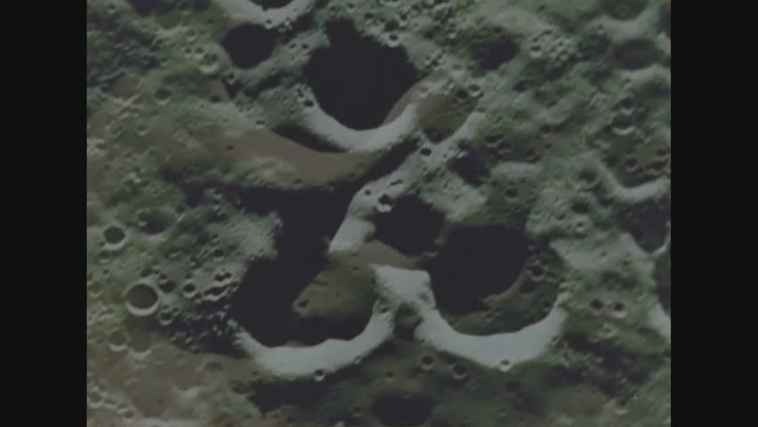 Surface Moon Crust Captured By Apollo | Editorial Video | 13231633b ...