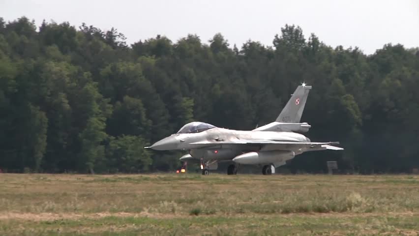 F16 Fighter Jets Polands 32nd Tactical | Editorial Video | 13360062c ...